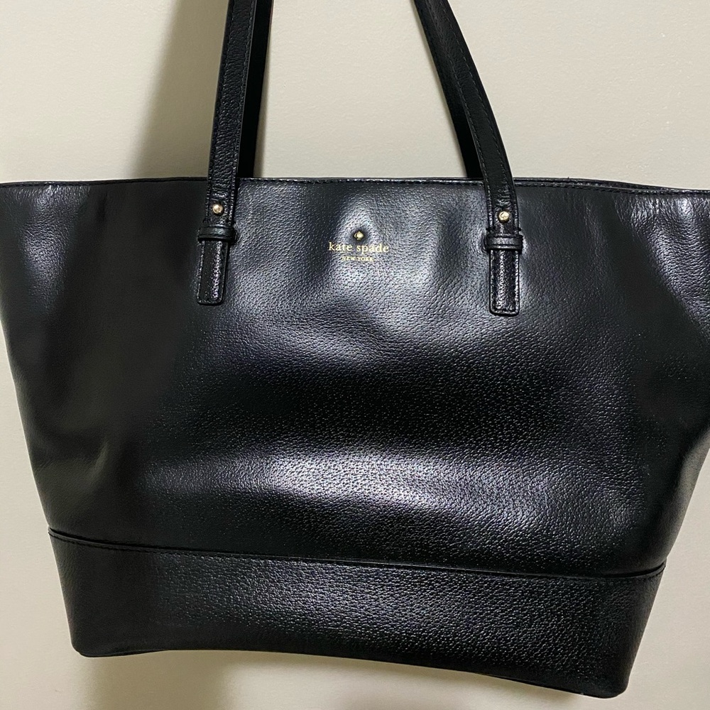 Kate spade black leather bag